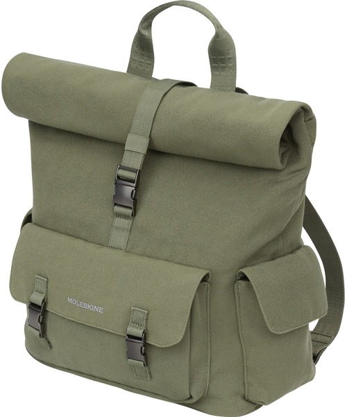 MOLESKINE（モレスキン）の「レジェンダリー トラベル バックパック ロールトップ バックパック ミリタリーグリーン（バックパック/リュック・メンズ・グリーン系その他2・ONE SIZE）」の3枚目の写真