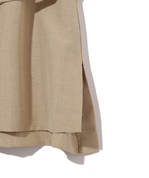 ketty（ケティ）の「麻調セットアップアンサンブル≪手洗い可能≫（ワンピース・レディース・ベージュ/ライトグレー/ネイビー・M）」の10枚目の写真