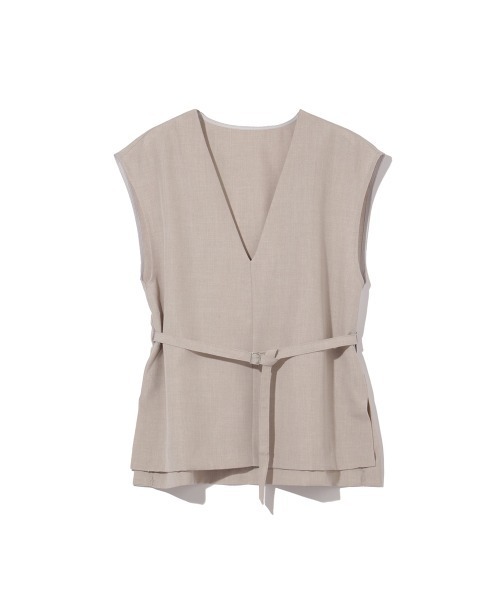 ketty（ケティ）の「麻調セットアップアンサンブル≪手洗い可能≫（ワンピース・レディース・ベージュ/ライトグレー/ネイビー・M）」の22枚目の写真