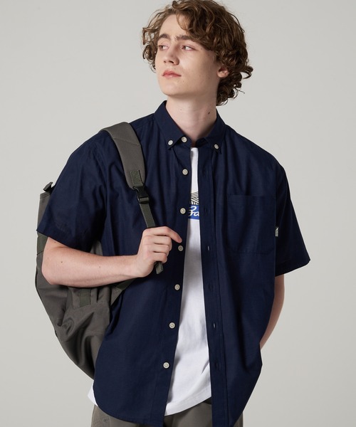 Eddie Bauer(エディーバウアー)の「コットンリネン 半袖シャツ(シャツ/ブラウス・メンズ・グレー/サックスブルー/ネイビー/ホワイト・S/XXL/XL/L/M)」の3枚目の写真