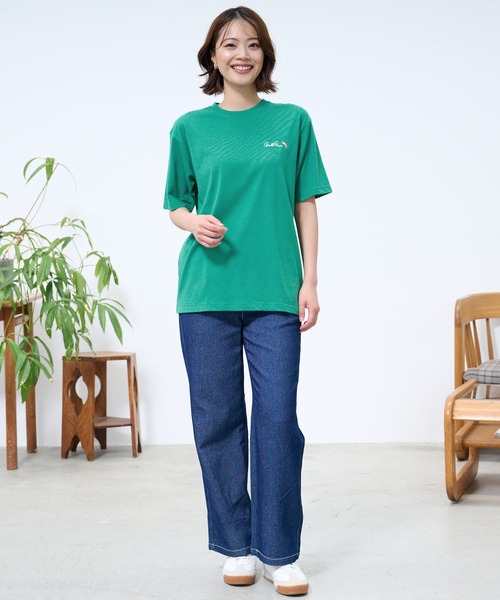 Arnold Palmer(アーノルドパーマー)の「シェア レイングラフィック バックロゴ Tシャツ(Tシャツ/カットソー・レディース・ホワイト/グリーン・S/XS/L/M/LL)」の14枚目の写真