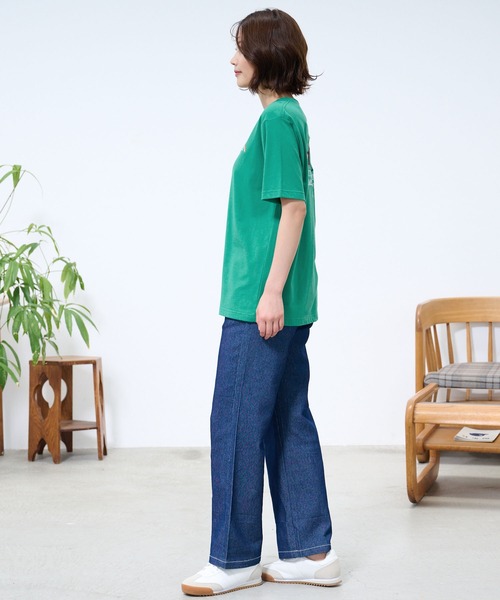 Arnold Palmer(アーノルドパーマー)の「シェア レイングラフィック バックロゴ Tシャツ(Tシャツ/カットソー・レディース・ホワイト/グリーン・S/XS/L/M/LL)」の15枚目の写真