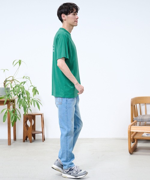 Arnold Palmer(アーノルドパーマー)の「シェア レイングラフィック バックロゴ Tシャツ(Tシャツ/カットソー・レディース・ホワイト/グリーン・S/XS/L/M/LL)」の13枚目の写真