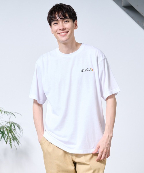 Arnold Palmer(アーノルドパーマー)の「シェア レイングラフィック バックロゴ Tシャツ(Tシャツ/カットソー・レディース・ホワイト/グリーン・S/XS/L/M/LL)」の8枚目の写真