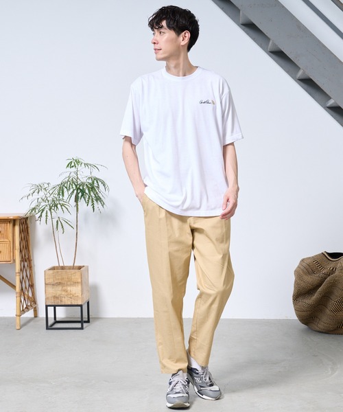 Arnold Palmer(アーノルドパーマー)の「シェア レイングラフィック バックロゴ Tシャツ(Tシャツ/カットソー・レディース・ホワイト/グリーン・S/XS/L/M/LL)」の9枚目の写真