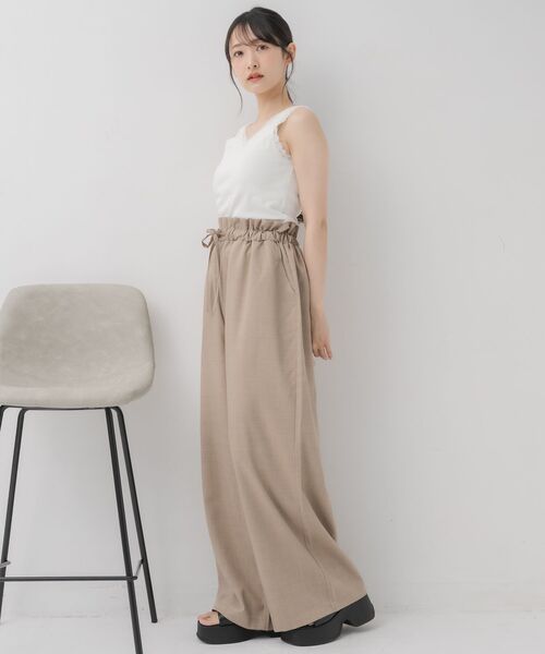 RETRO GIRL（レトロガール）の「カップ付レースタンク（タンクトップ・レディース・ライトグレー/ブラック/オフホワイト・FREE）」の19枚目の写真