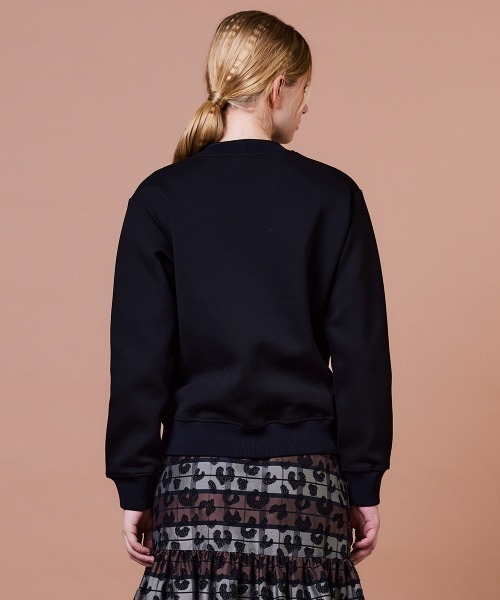 DOUBLE STANDARD CLOTHING(ダブルスタンダードクロージング)の「ダンボールロゴニット(ニット/セーター・レディース・ベージュ/ブラック・FREE)」の8枚目の写真