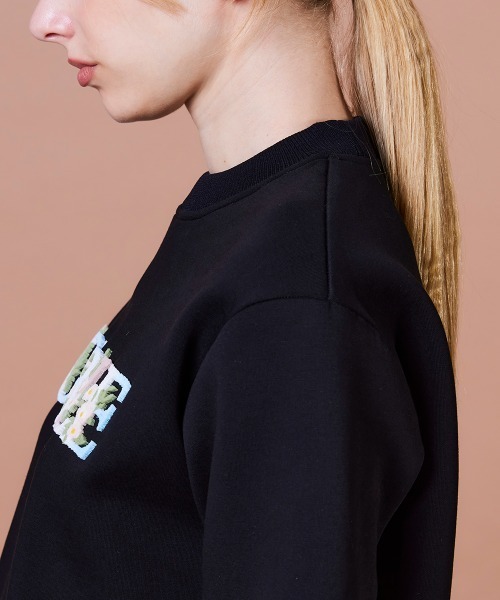 DOUBLE STANDARD CLOTHING(ダブルスタンダードクロージング)の「ダンボールロゴニット(ニット/セーター・レディース・ベージュ/ブラック・FREE)」の10枚目の写真