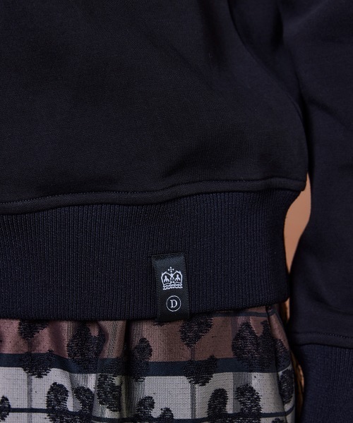 DOUBLE STANDARD CLOTHING(ダブルスタンダードクロージング)の「ダンボールロゴニット(ニット/セーター・レディース・ベージュ/ブラック・FREE)」の13枚目の写真