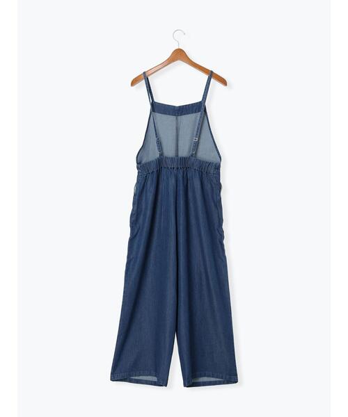 Lugnoncure（ルノンキュール）の「デニムサロペット（サロペット/オーバーオール・レディース・ブラック/ネイビー・F）」の11枚目の写真