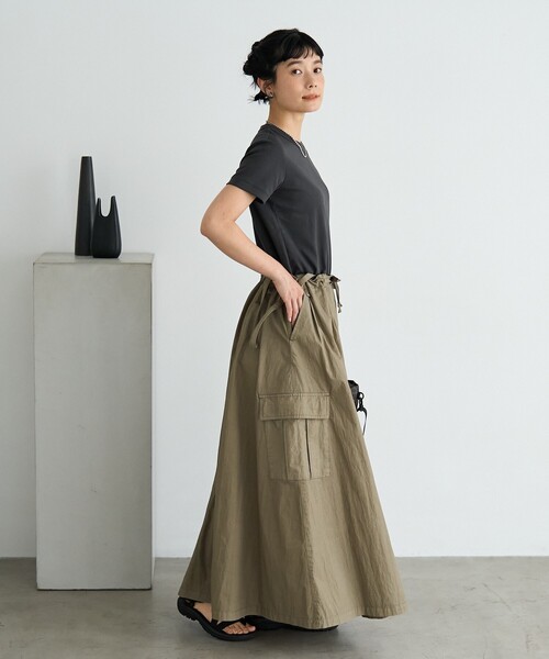 【UNESS/ユーネス】リメイク風ミリタリーキャミサロペット CIAOPANIC（チャオパニック）の「【UNESS/ユーネス】リメイク風