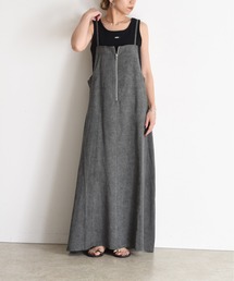 Eimee Law | バイオ加工 フロントZIP ジャンスカ(ジャンパースカート)