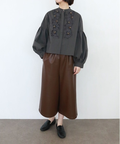 SOI-MeME】code embroidery pearl blouse（シャツ/ブラウス）｜Marilyn