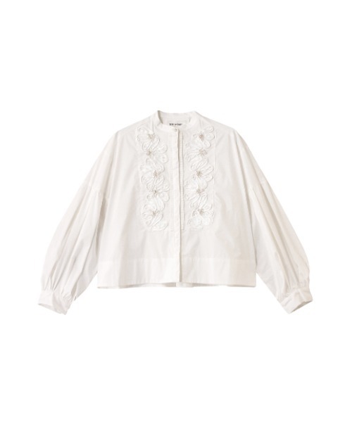 SOI-MeME】code embroidery pearl blouse（シャツ/ブラウス）｜Marilyn