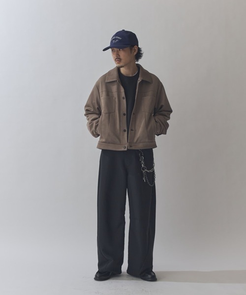 フェイクスウェード トラッカージャケット（ブルゾン）｜Lui's（ルイス