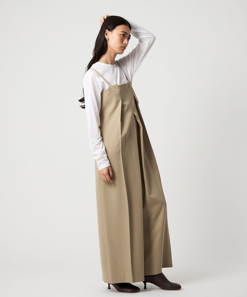 EMMEL REFINES＞EM ボックスタック キャミサロペット（サロペット