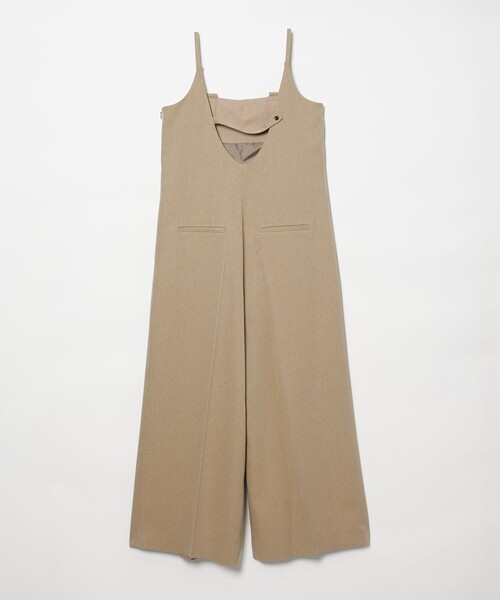 EMMEL REFINES(エメルリファインズ)の「<EMMEL REFINES>EM ボックスタック キャミサロペット(サロペット/オーバーオール・レディース・ダークブラウン/ベージュ・S/M/XS)」の11枚目の写真