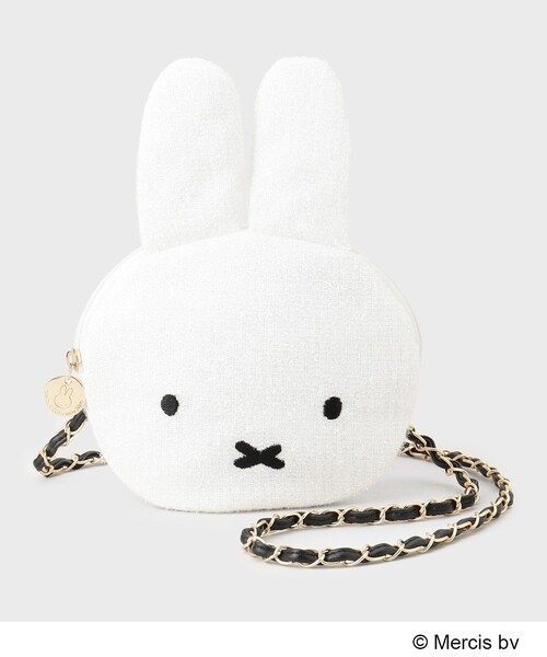 セール】【miffyコラボ】フェイス型2WAYキラキラミニショルダー