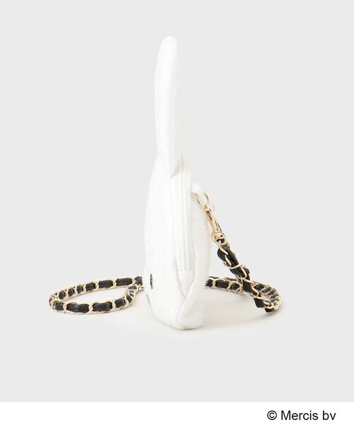 OPAQUE.CLIP（オペークドットクリップ）の「【miffyコラボ】フェイス型2ＷＡＹキラキラミニショルダーバッグ（ショルダーバッグ・レディース・オフホワイト/ブラック/ライトベージュ・00）」の13枚目の写真