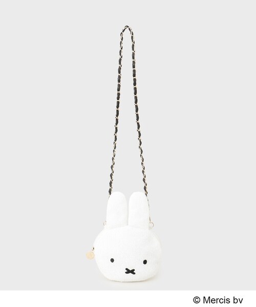 OPAQUE.CLIP（オペークドットクリップ）の「【miffyコラボ】フェイス型2ＷＡＹキラキラミニショルダーバッグ（ショルダーバッグ・レディース・オフホワイト/ブラック/ライトベージュ・00）」の16枚目の写真