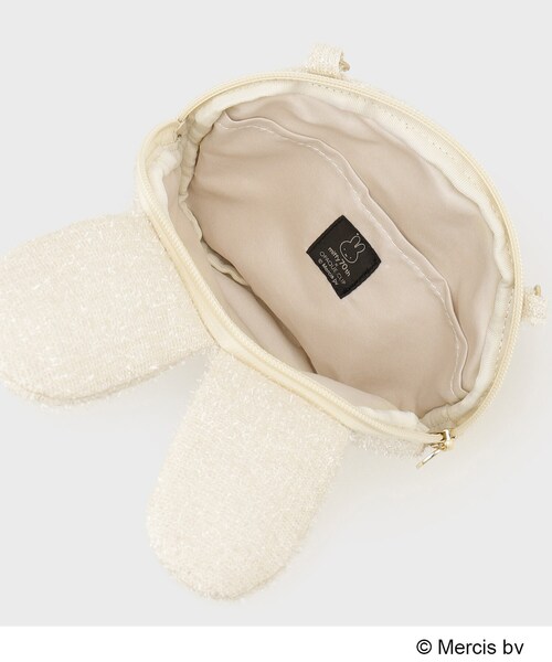 OPAQUE.CLIP（オペークドットクリップ）の「【miffyコラボ】フェイス型2ＷＡＹキラキラミニショルダーバッグ（ショルダーバッグ・レディース・オフホワイト/ブラック/ライトベージュ・00）」の20枚目の写真