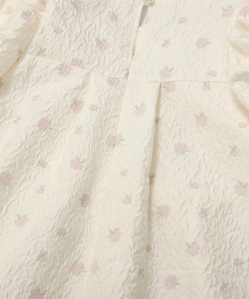 MERAKI（メラキ）の「ペプラムフラワーパフスリーブブラウス（シャツ/ブラウス・レディース・イエロー/ホワイト/アイボリー/ブルー・FREE）」の16枚目の写真