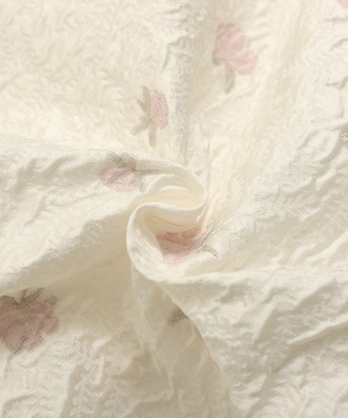 MERAKI（メラキ）の「ペプラムフラワーパフスリーブブラウス（シャツ/ブラウス・レディース・イエロー/ホワイト/アイボリー/ブルー・FREE）」の17枚目の写真