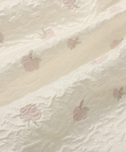 MERAKI（メラキ）の「ペプラムフラワーパフスリーブブラウス（シャツ/ブラウス・レディース・イエロー/ホワイト/アイボリー/ブルー・FREE）」の18枚目の写真