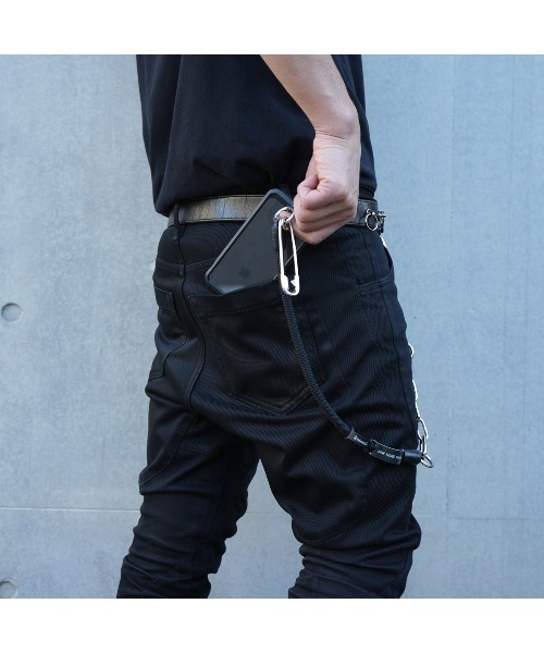 JAM HOME MADE(ジャムホームメイド)の「YOSEMITE STRAP/ヨセミテストラップ SHINKA マルチスマホコードチェーン ショート(ウォレットチェーン・メンズ・ブラック×ゴールド/ブラック×シルバー/ブラック×ブラック・ONE SIZE)」の13枚目の写真