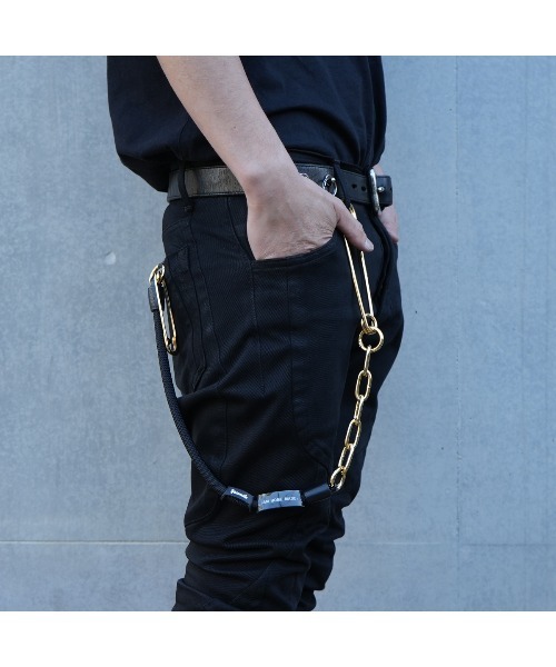 JAM HOME MADE(ジャムホームメイド)の「YOSEMITE STRAP/ヨセミテストラップ SHINKA マルチスマホコードチェーン ショート(ウォレットチェーン・メンズ・ブラック×ゴールド/ブラック×シルバー/ブラック×ブラック・ONE SIZE)」の11枚目の写真