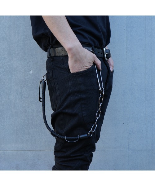 JAM HOME MADE(ジャムホームメイド)の「YOSEMITE STRAP/ヨセミテストラップ SHINKA マルチスマホコードチェーン ショート(ウォレットチェーン・メンズ・ブラック×ゴールド/ブラック×シルバー/ブラック×ブラック・ONE SIZE)」の9枚目の写真