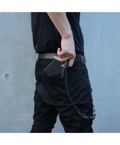 JAM HOME MADE(ジャムホームメイド)の「YOSEMITE STRAP/ヨセミテストラップ SHINKA マルチスマホコードチェーン ショート(ウォレットチェーン・メンズ・ブラック×ゴールド/ブラック×シルバー/ブラック×ブラック・ONE SIZE)」の12枚目の写真
