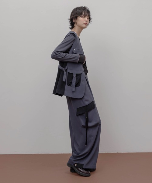 特別値下中♡【Eimee Law】パーツポイント シガレットパンツ カーキ 60s US ARMY OG-107 COTTON SATEEN BAKER PANTS Si