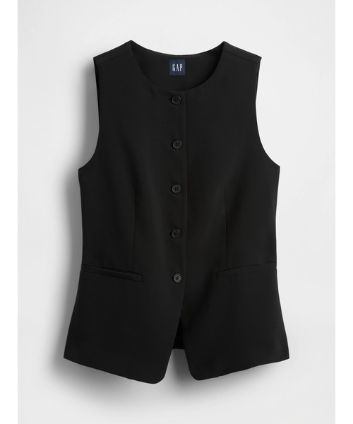 GAP(ギャップ)の「ハイネック ベスト(ベスト・レディース・ブラック・XS/L/XXS/S/M)」の2枚目の写真