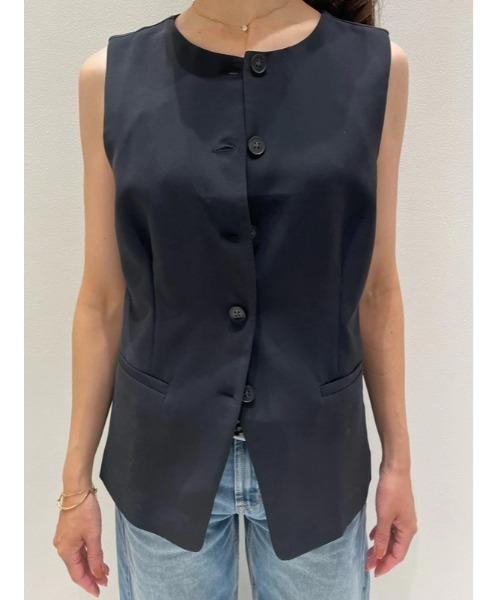 GAP(ギャップ)の「ハイネック ベスト(ベスト・レディース・ブラック・XS/L/XXS/S/M)」の6枚目の写真