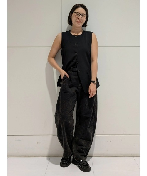 GAP(ギャップ)の「ハイネック ベスト(ベスト・レディース・ブラック・XS/L/XXS/S/M)」の7枚目の写真