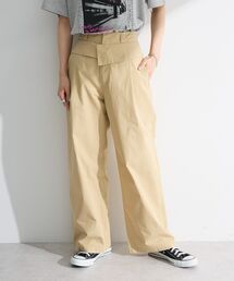 ELENCARE DUE | ・ELENCARE DUE ダブルウエストパンツ(その他パンツ)