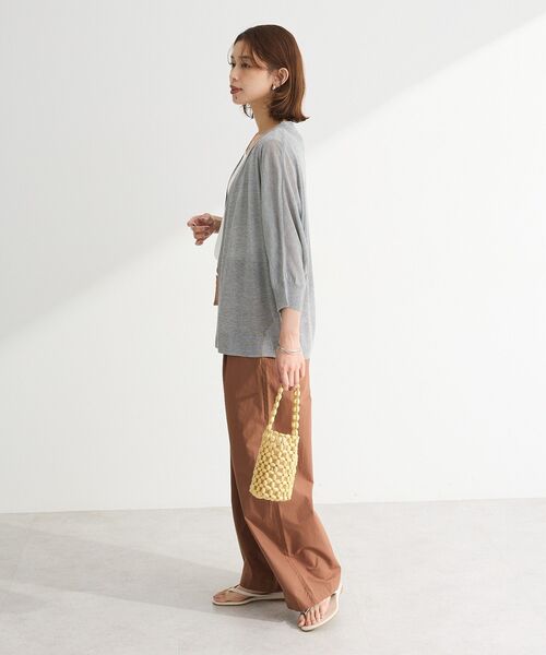 ELENCARE DUE(エレンカーレデュエ)の「・ELENCARE DUE ダブルウエストパンツ(その他パンツ・レディース・ブラウン/チャコールグレー/ベージュ・FREE)」の5枚目の写真