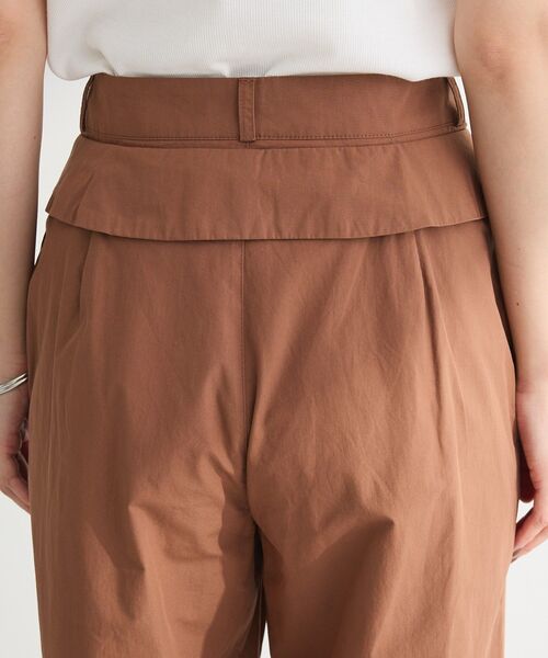 ELENCARE DUE(エレンカーレデュエ)の「・ELENCARE DUE ダブルウエストパンツ(その他パンツ・レディース・ブラウン/チャコールグレー/ベージュ・FREE)」の8枚目の写真