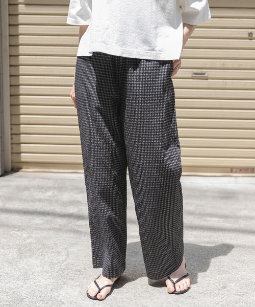 FORK&SPOON(フォークアンドスプーン)の「FORK&SPOON サッカーチェックイージーパンツ(その他パンツ・レディース・グレー系その他/ブラウン系その他・1/2)」の8枚目の写真