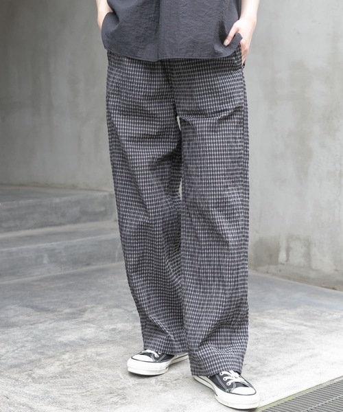 FORK&SPOON(フォークアンドスプーン)の「FORK&SPOON サッカーチェックイージーパンツ(その他パンツ・レディース・グレー系その他/ブラウン系その他・1/2)」の20枚目の写真