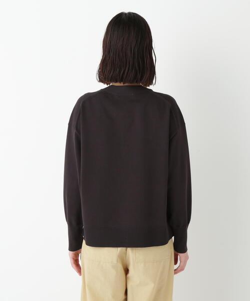 human woman（ヒューマンウーマン）の「◆オーガニックコットン混プレーティングカーディガン（カーディガン/ボレロ・レディース・グレー/ブルー/ブラウン・MEDIUM）」の15枚目の写真