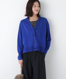 human woman | ◆オーガニックコットン混プレーティングカーディガン(カーディガン/ボレロ)