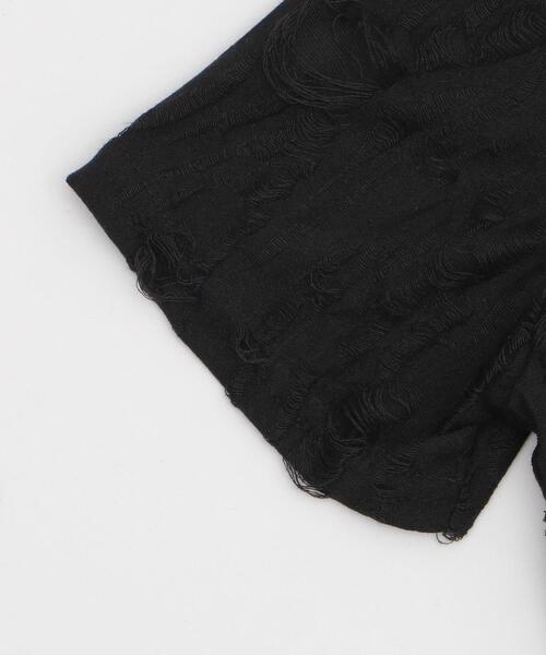 dispark（ディスパーク）の「DISPARK/ダメージフリルヘムカーデ（カーディガン/ボレロ・レディース・ブラック/オフホワイト・FREE）」の16枚目の写真