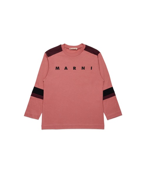 MARNI(マルニ)の「キッズ 長袖Tシャツ MARNI KID(Tシャツ/カットソー・キッズ・ピンク/イエロー・6Y/4Y/8Y/10Y/14Y/12Y)」の2枚目の写真