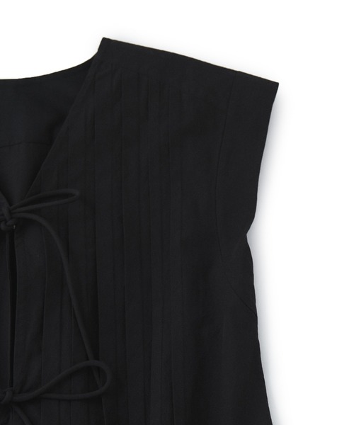 サステナブル】タックフレアジレブラウス（シャツ/ブラウス