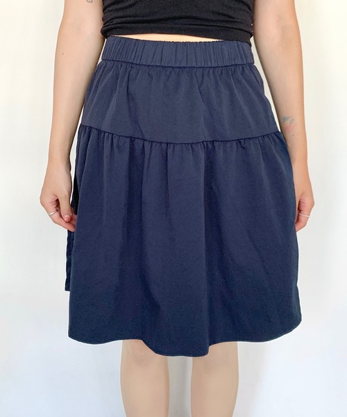 Teem Store(チームストア)の「ハイウエストミディアムスカート(スカート・レディース・ブラック/ネイビー・M/S)」の20枚目の写真