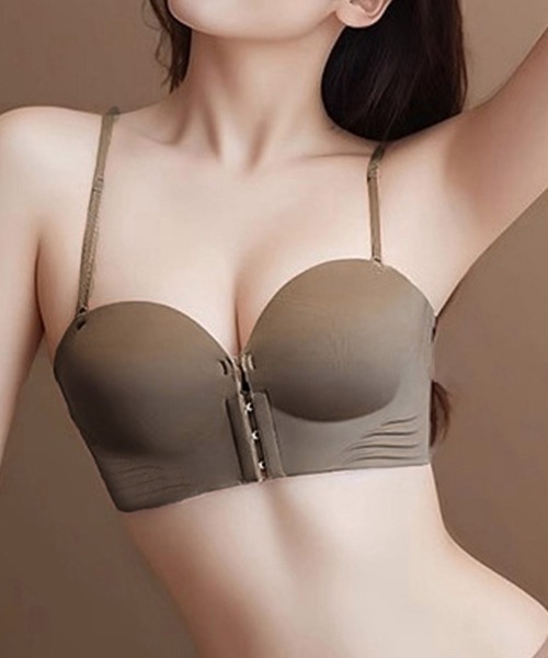 Miniministore（ミニミニストア）の「ストラップレスブラ盛れるずれない落ちない（ブラジャー・レディース・アイボリー/ブラウン/ブラック/ベージュ・M/XL/L/S）」の7枚目の写真