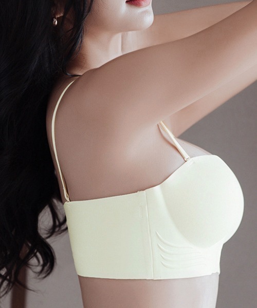 Miniministore（ミニミニストア）の「ストラップレスブラ盛れるずれない落ちない（ブラジャー・レディース・アイボリー/ブラウン/ブラック/ベージュ・M/XL/L/S）」の15枚目の写真