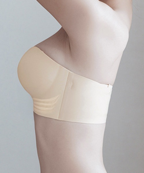 Miniministore（ミニミニストア）の「ストラップレスブラ盛れるずれない落ちない（ブラジャー・レディース・アイボリー/ブラウン/ブラック/ベージュ・M/XL/L/S）」の19枚目の写真
